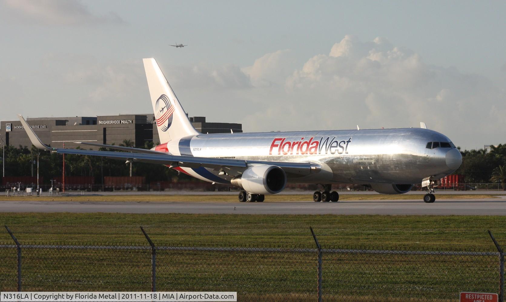 N316LA, 2001 Boeing 767-316F C/N 30842, Florida West 767 by El Dorado