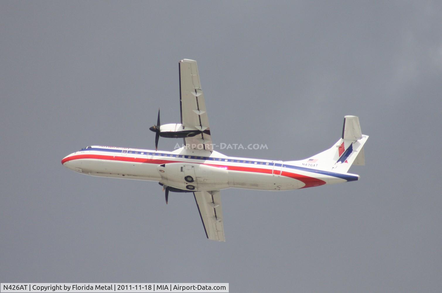 N426AT, 1994 ATR 72-212 C/N 426, Eagle ATR taking off 26L