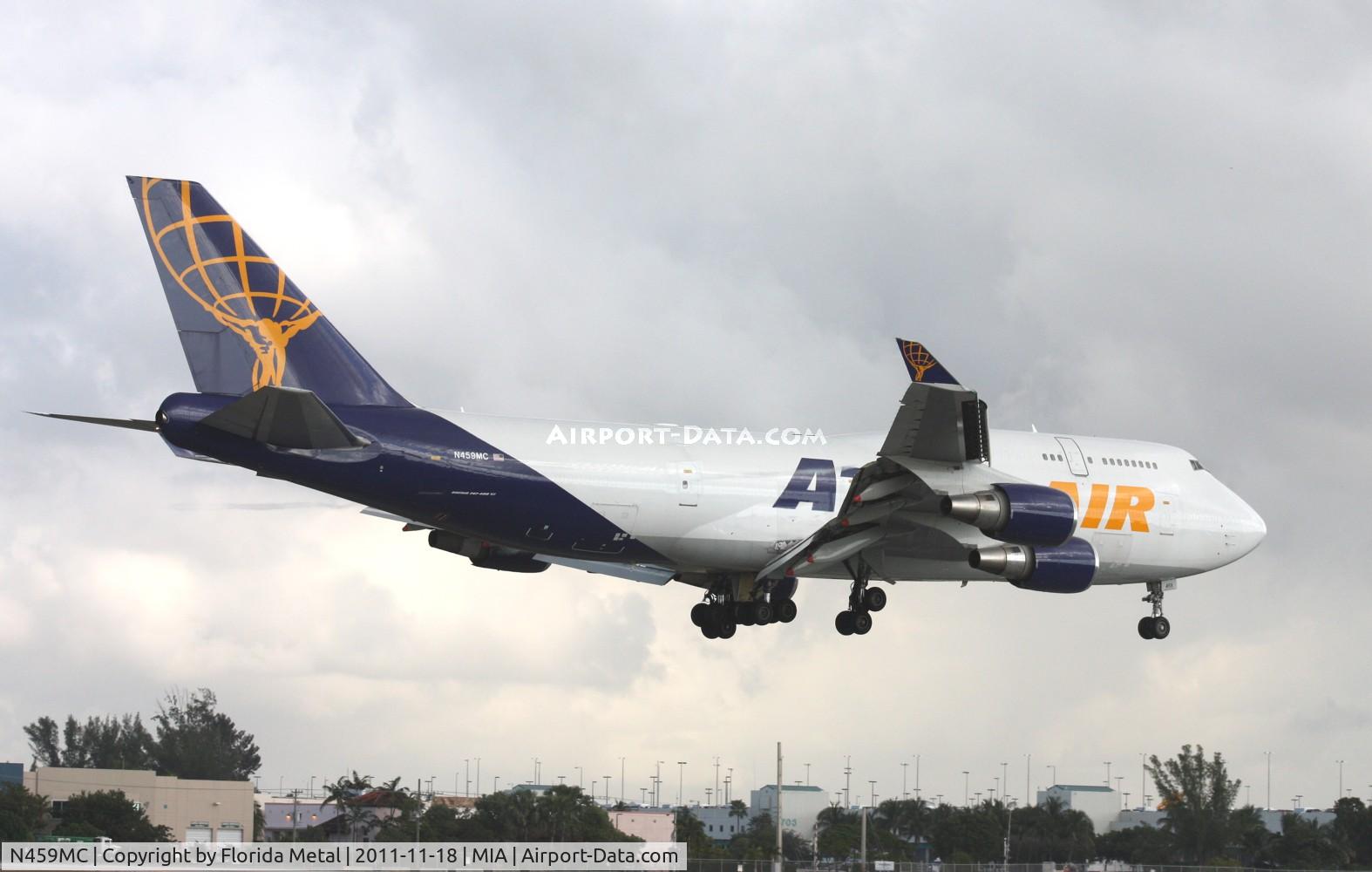 N459MC, 1992 Boeing 747-446 C/N 26344, Atlas 747 landing 9