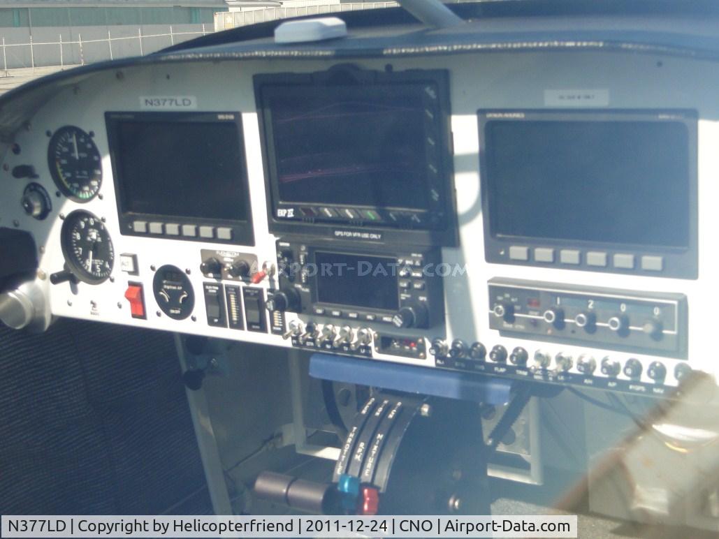 N377LD, 2008 Vans RV-7 C/N 72140, Cockpit area