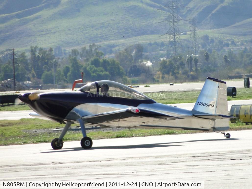 N805RM, Vans RV-8 C/N 81872, Taxiing back to hanger