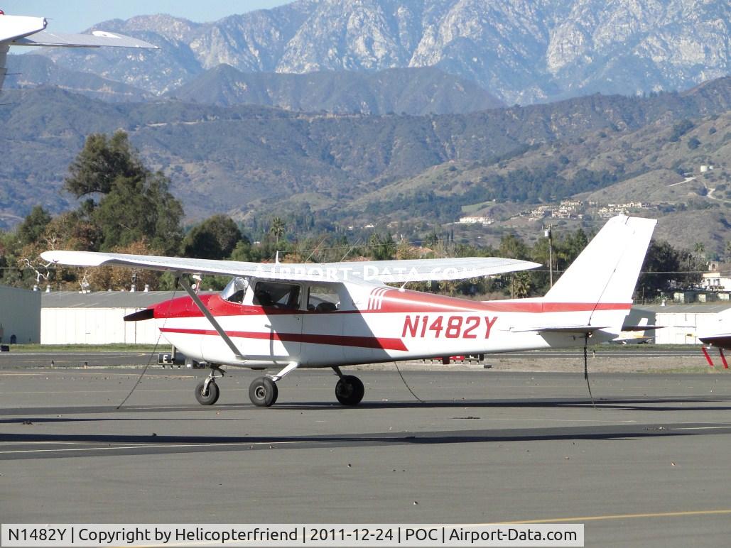 N1482Y, 1962 Cessna 172C C/N 17249182, Tied down and parked in transient parking