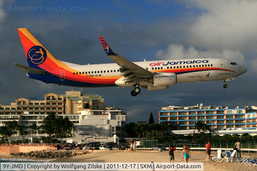 9Y-JMD, 2007 Boeing 737-8Q8 C/N 30720, visitor