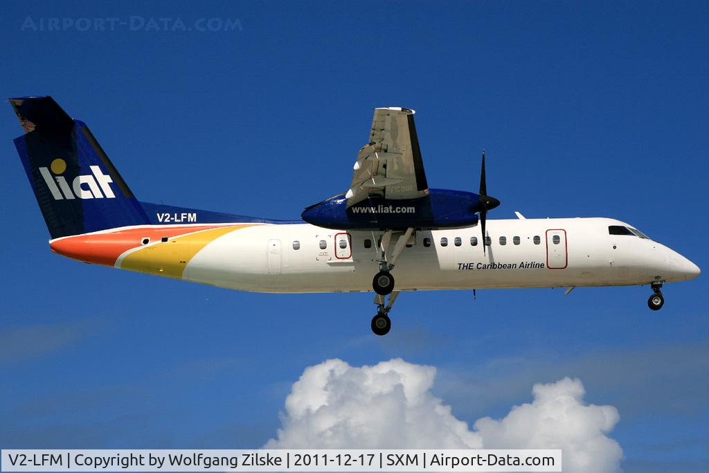 V2-LFM, 1991 De Havilland Canada DHC-8-311A Dash 8 C/N 267, visitor