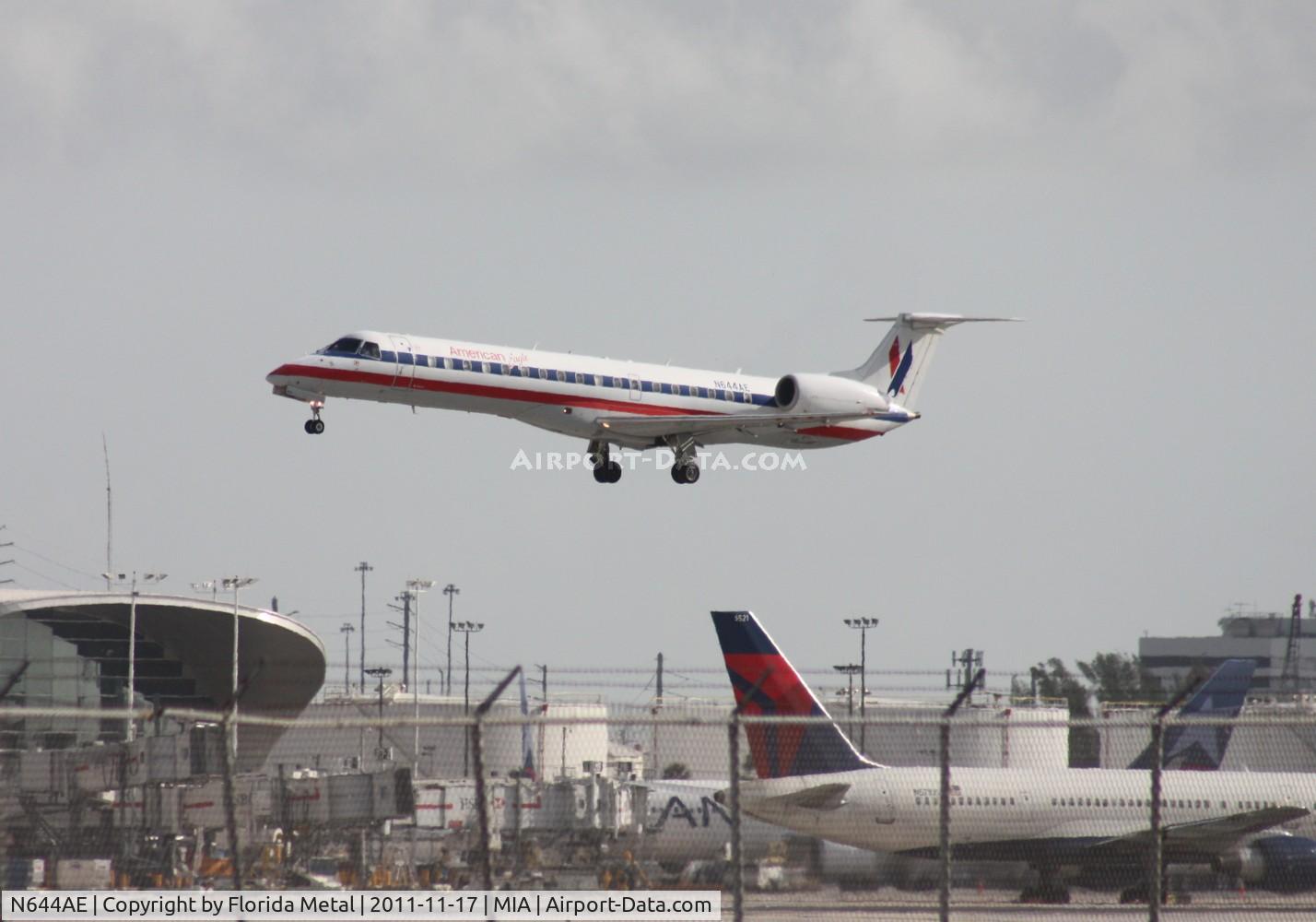 N644AE, 1999 Embraer ERJ-145LR (EMB-145LR) C/N 145204, Eagle E145 landing Runway 30 by 94th Aero
