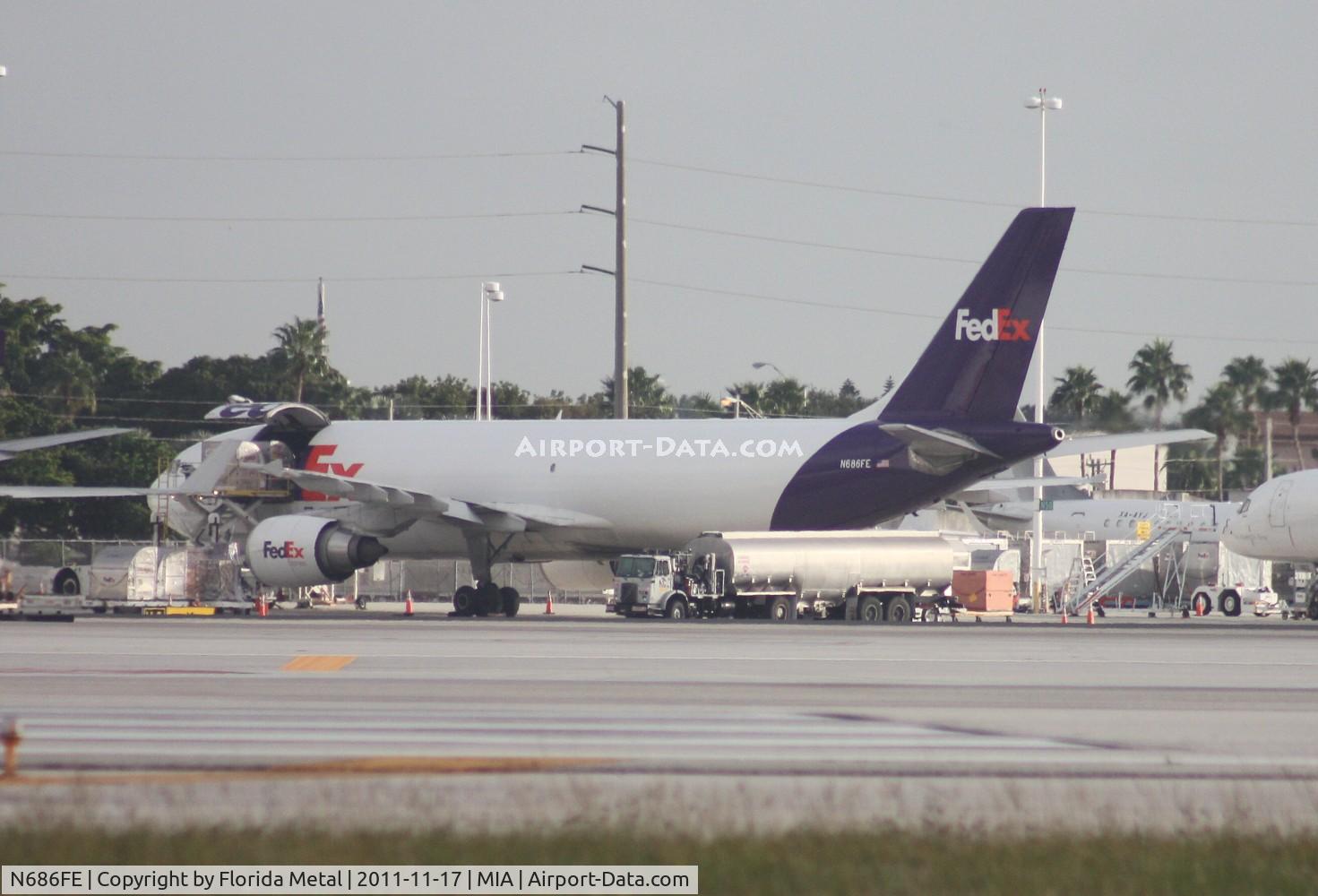 N686FE, 1999 Airbus A300F4-605R C/N 0804, Fed Ex A300