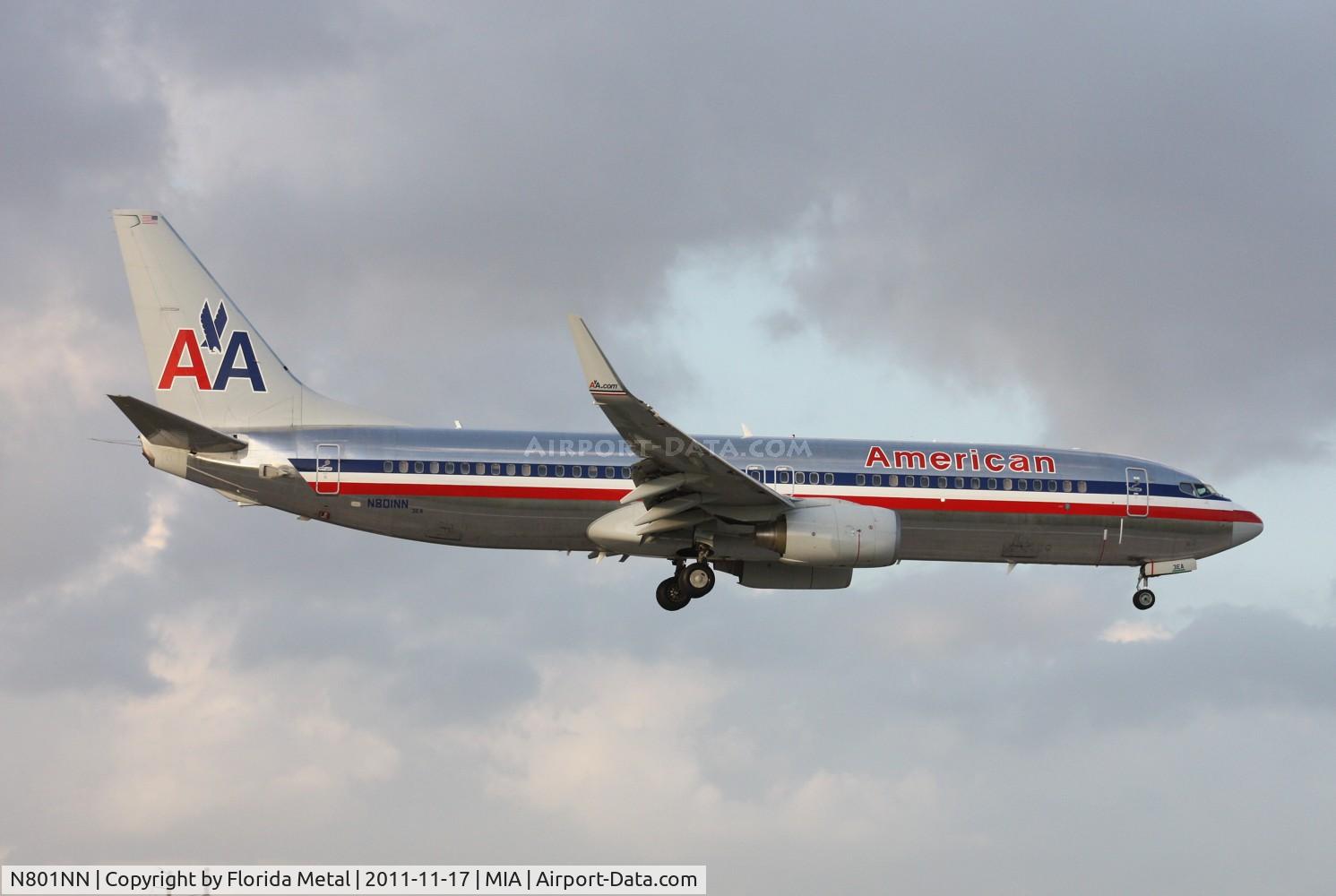 N801NN, 2009 Boeing 737-823 C/N 29565, American 737