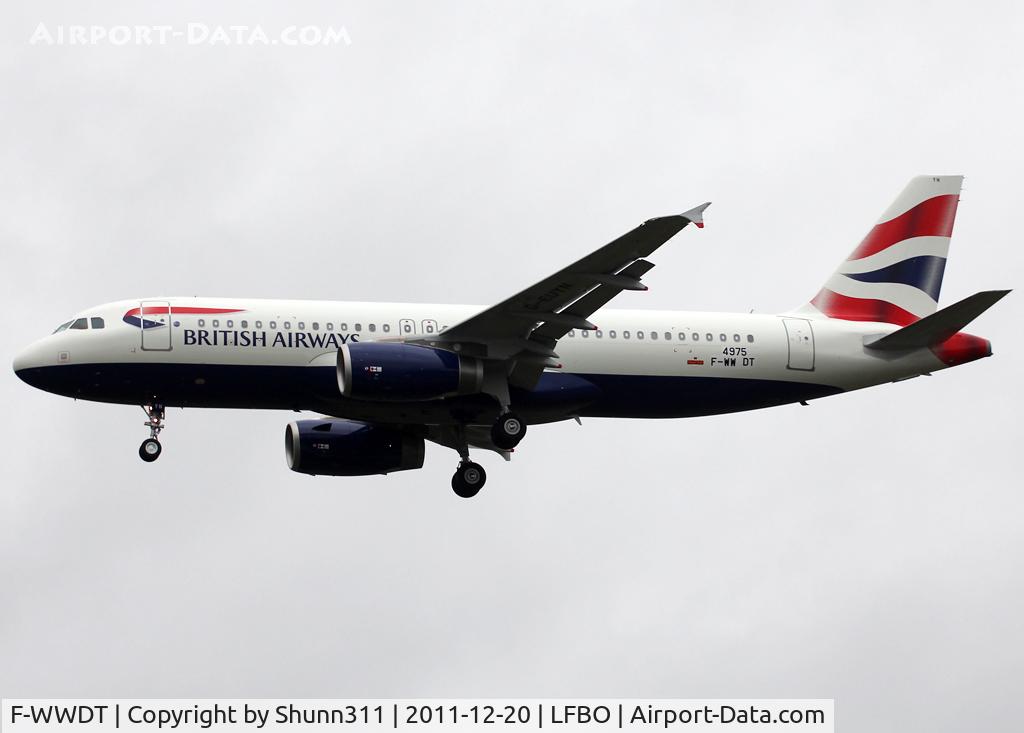 F-WWDT, 2011 Airbus A320-232 C/N 4975, C/n 4975 - To be G-EUYN
