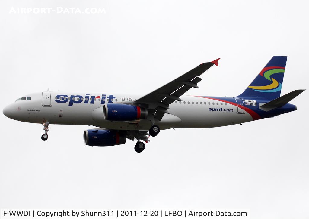 F-WWDI, 2011 Airbus A320-232 C/N 4951, C/n 4951 - To be N609NK