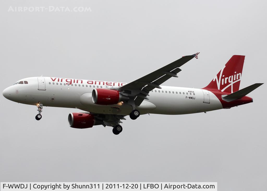 F-WWDJ, 2011 Airbus A320-214 C/N 4959, C/n 4959 - To be N848VA