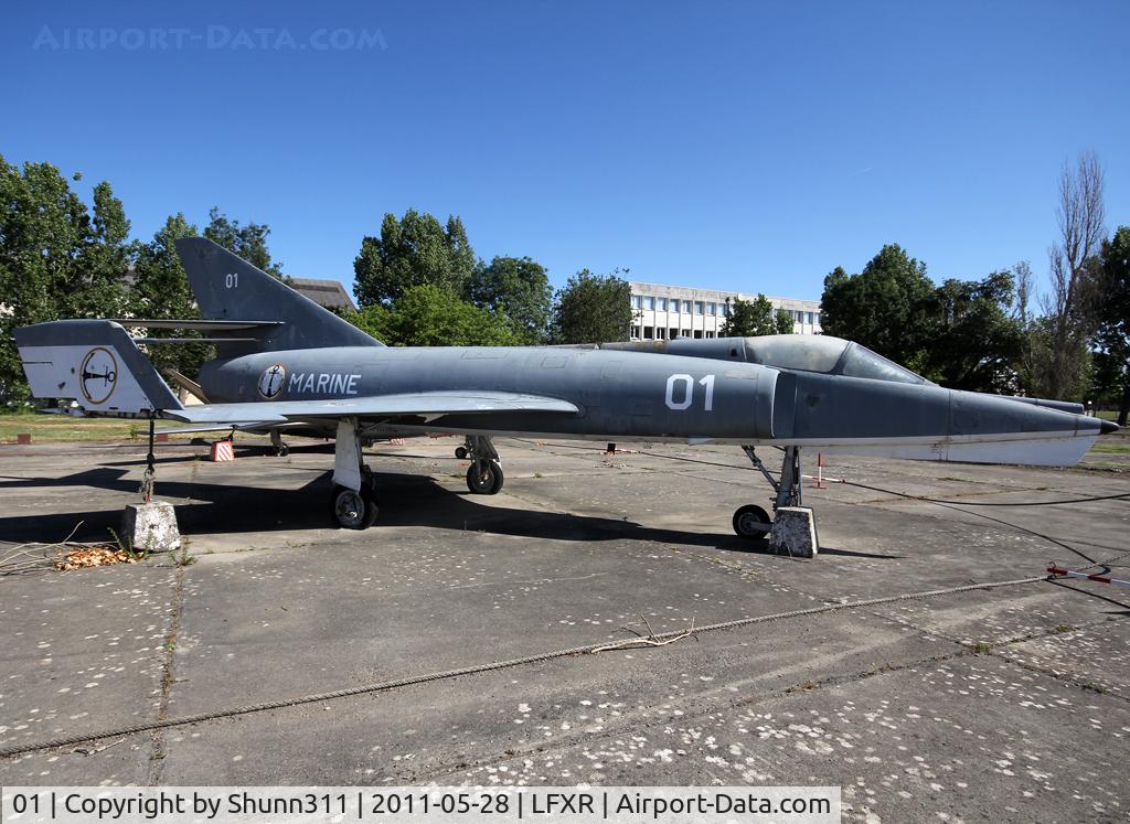 01, Dassault Etendard IV.M C/N 01, Preserved outside Museum
