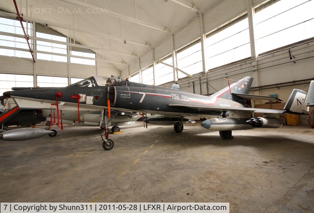 7, Dassault Etendard IV.M C/N 7, Preserved inside Museum...