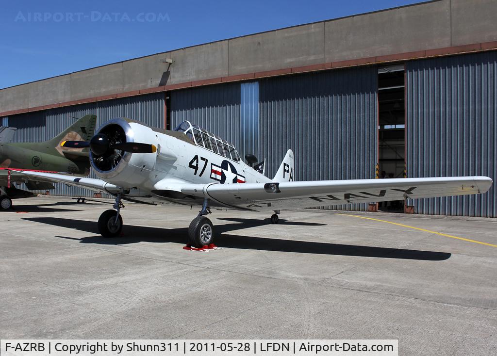 F-AZRB, North American SNJ-5 Texan Texan C/N 88-17955, Used as a static aircraft during Rochefort Open Day 2011