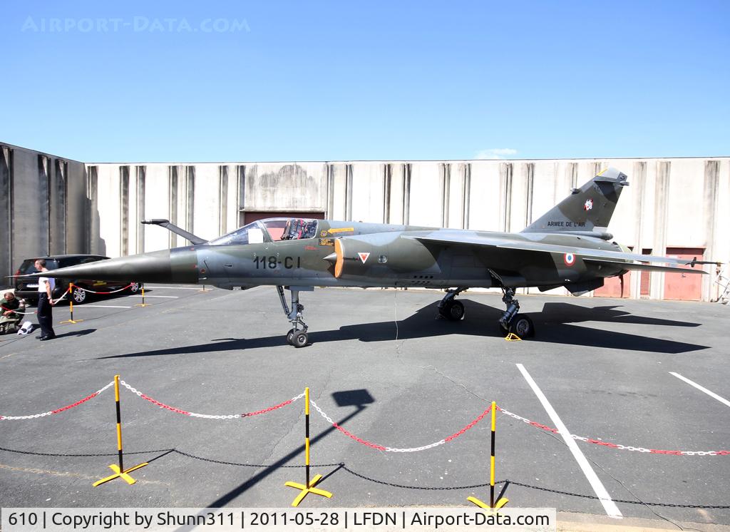 610, Dassault Mirage F.1CR C/N 640, Used as a static aircraft during Rochefort Open Day 2011