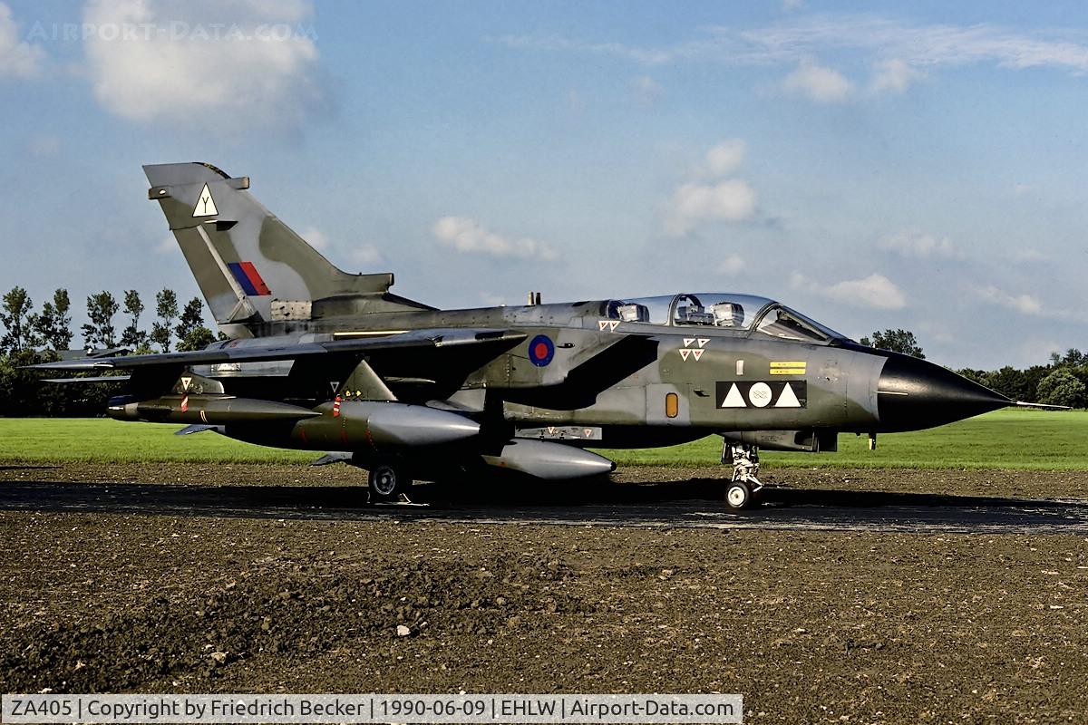 ZA405, 1983 Panavia Tornado GR.1A C/N 216/BS072/3104, static display