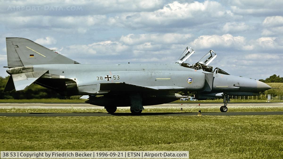 38 53, 1974 McDonnell Douglas F-4F Phantom II C/N 4759, taxying back to the flightline