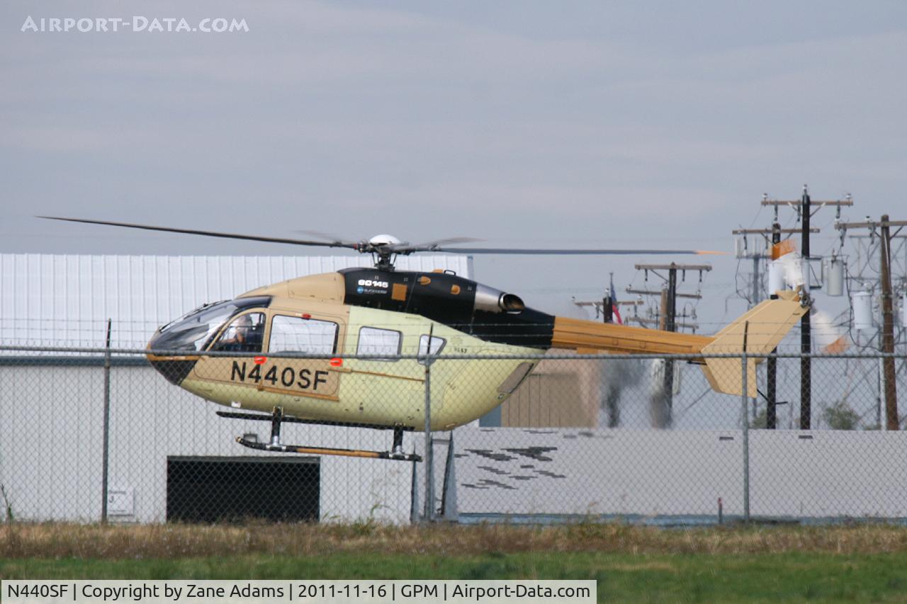 N440SF, Eurocopter-Kawasaki EC-145 (BK-117C-2) C/N 9457, At Grand Prairie Municipal