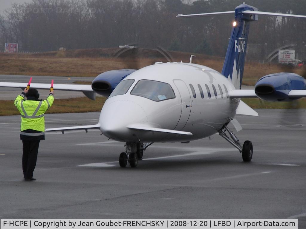 F-HCPE, 2008 Piaggio P-180 Avanti II C/N 1144, parking Air Assistances