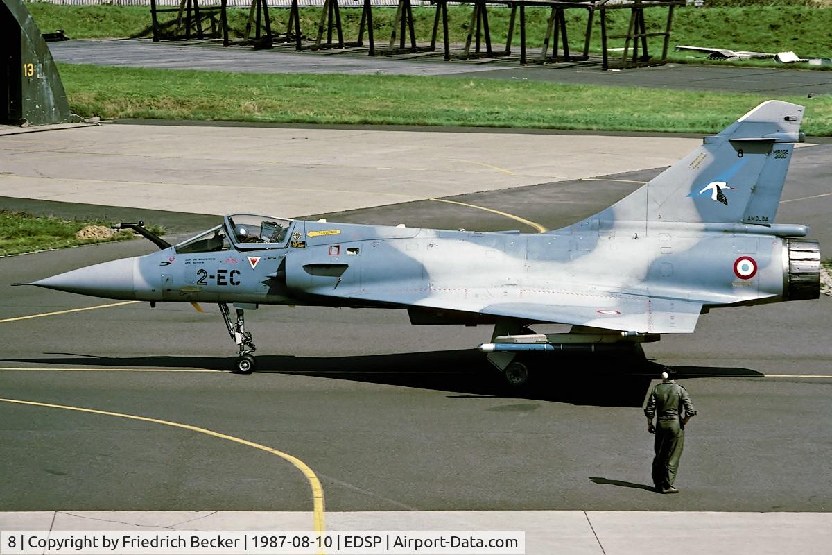 8, Dassault Mirage 2000C C/N 8, taxying to the active