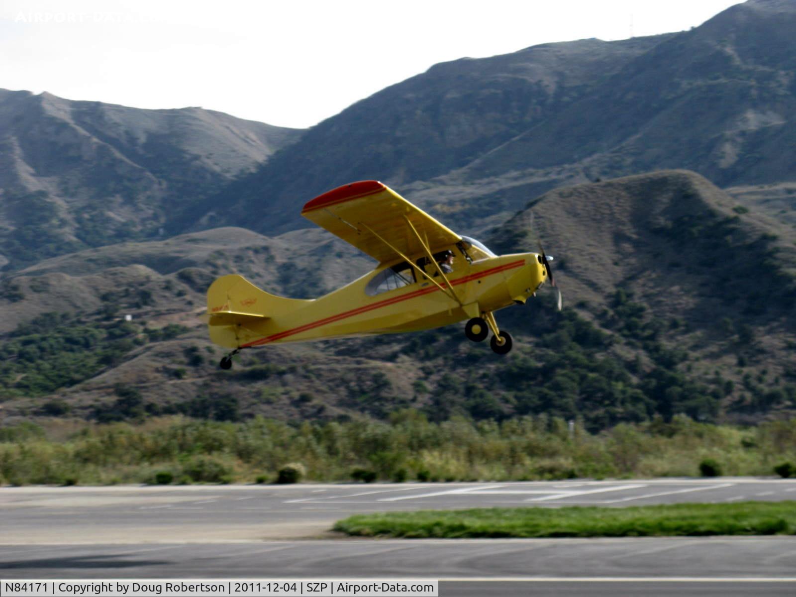 N84171, 1946 Aeronca 7AC Champion C/N 7AC-2859, 1946 Aeronca 7AC CHAMPION, Continental A&C65 65 Hp, takeoff climb Rwy 22