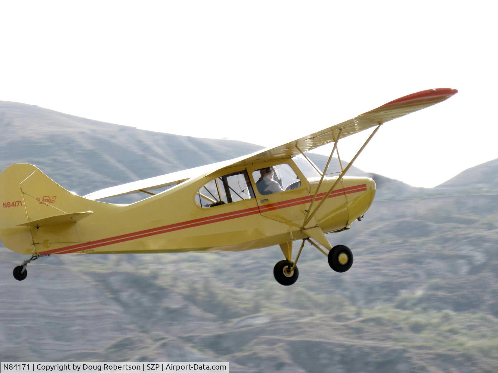 N84171, 1946 Aeronca 7AC Champion C/N 7AC-2859, 1946 Aeronca 7AC CHAMPION, Continental A&C65 65 Hp, takeoff climb Rwy 22