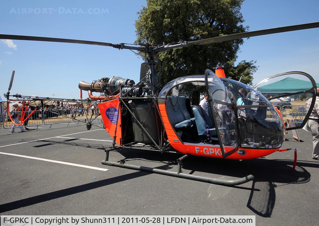 F-GPKC, Aerospatiale SA-318C Alouette II Astazou C/N 2112, Used as a static helicopter during Rochefort Open Day 2011...