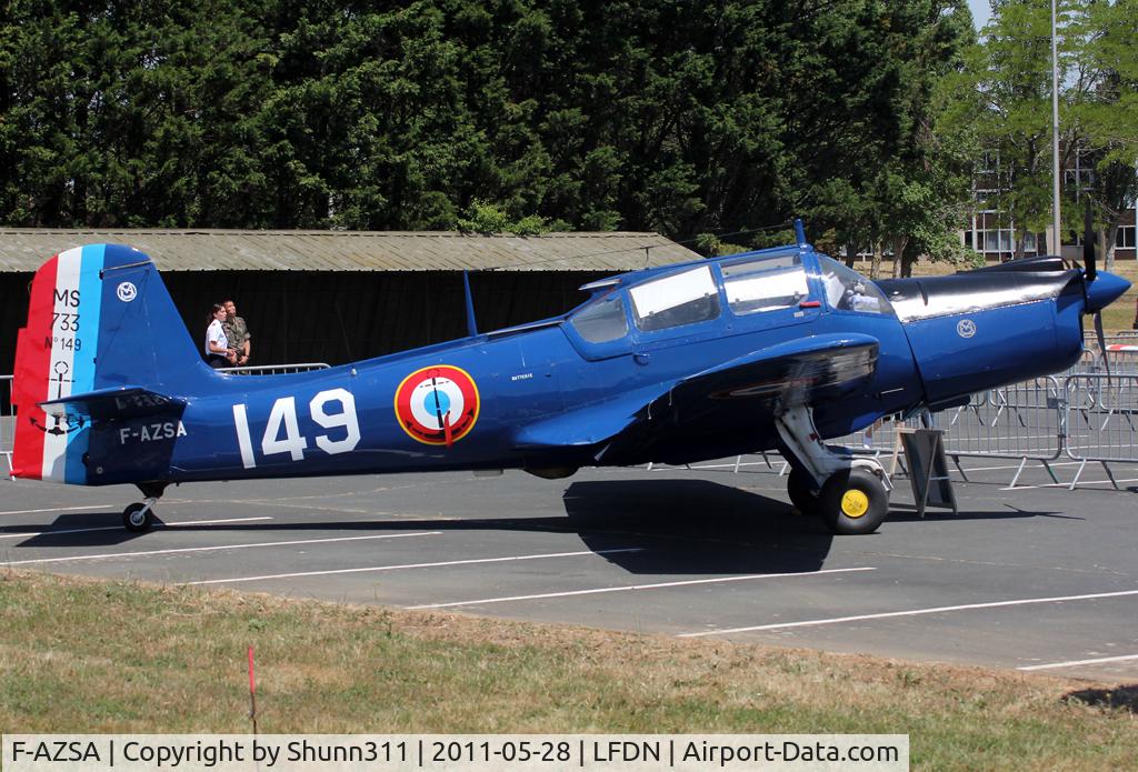 F-AZSA, Morane-Saulnier MS-733 Alcyon C/N 149, Used as a static aircraft during Rochefort Open Day 2011...