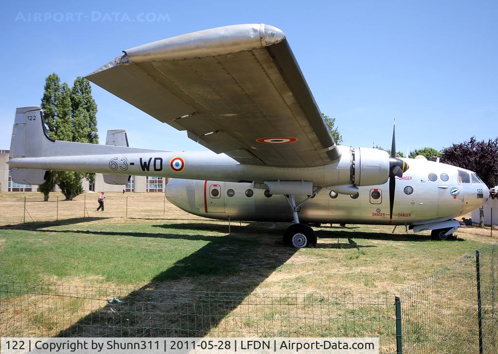 122, Nord N-2501F Noratlas C/N 122, Preserved inside Rochefort Air Force Base and seen during Opne Day 2011...