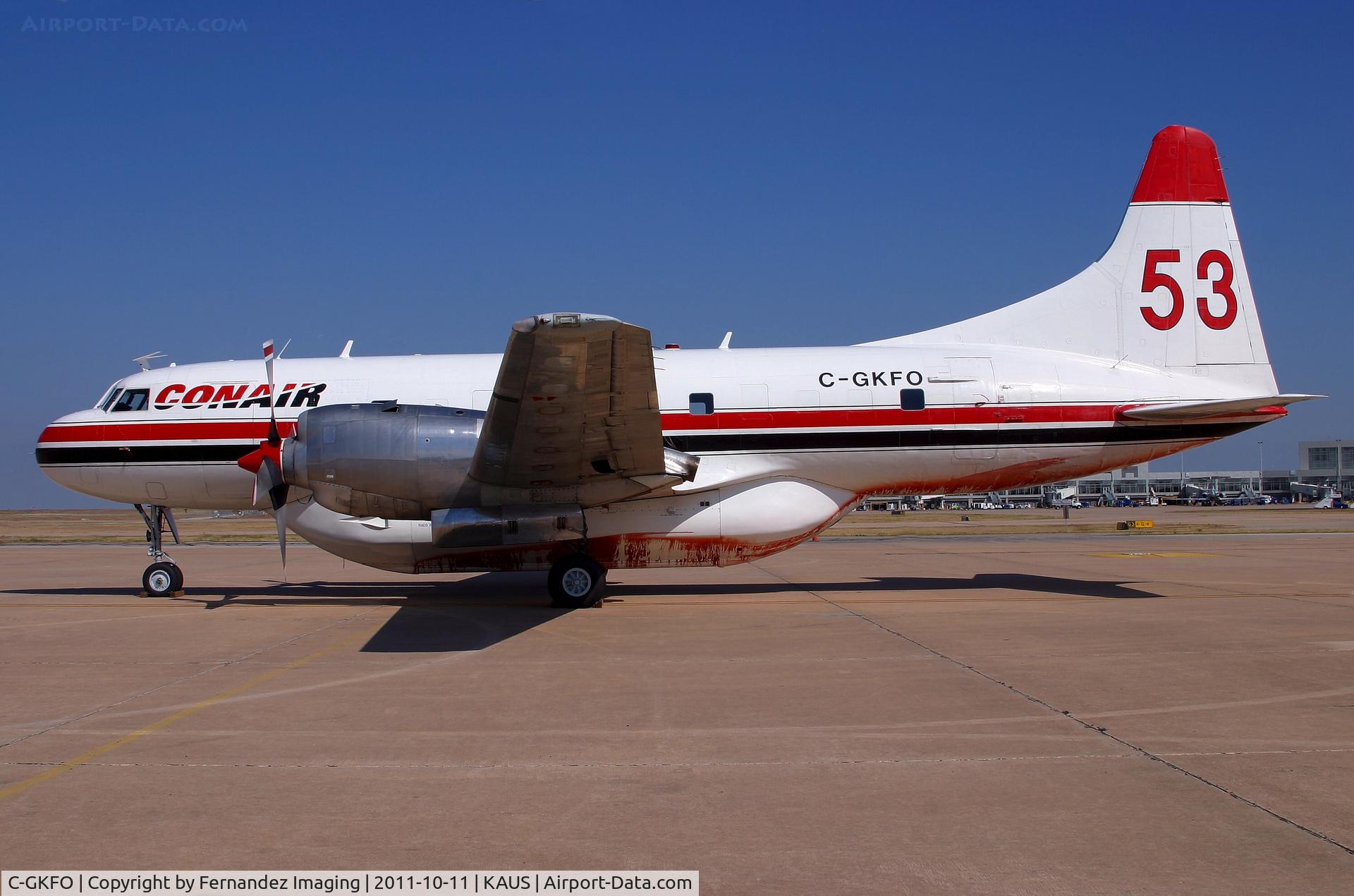 C-GKFO, 1953 Convair CV-580 C/N 78, Conair CV580 Fire Tanker