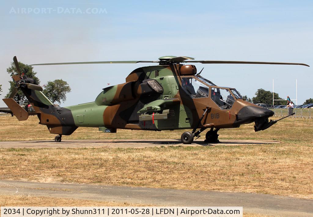 2034, 2010 Eurocopter EC-665 Tigre HAP C/N 2034, Used as a demo aircraft during Rochefort Open Day 2011...