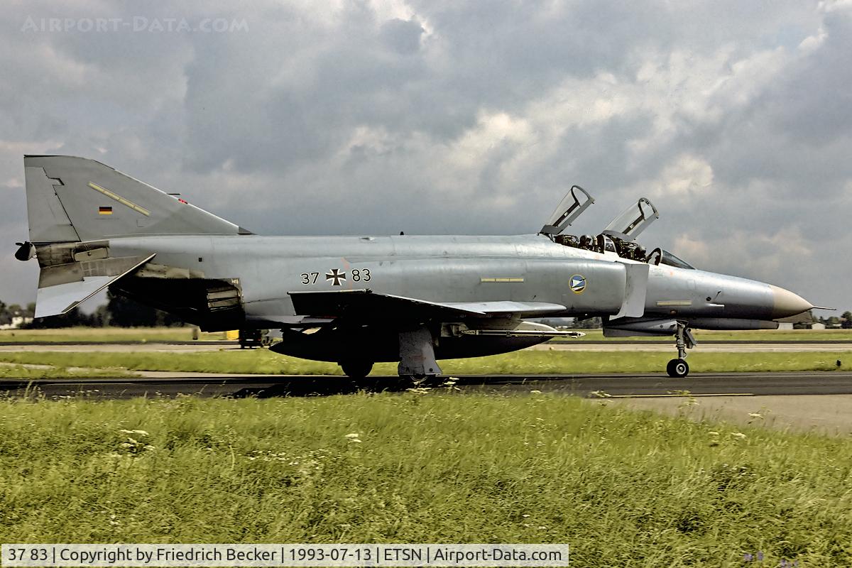 37 83, 1972 McDonnell Douglas F-4F Phantom II C/N 4556, taxying back to the flightline