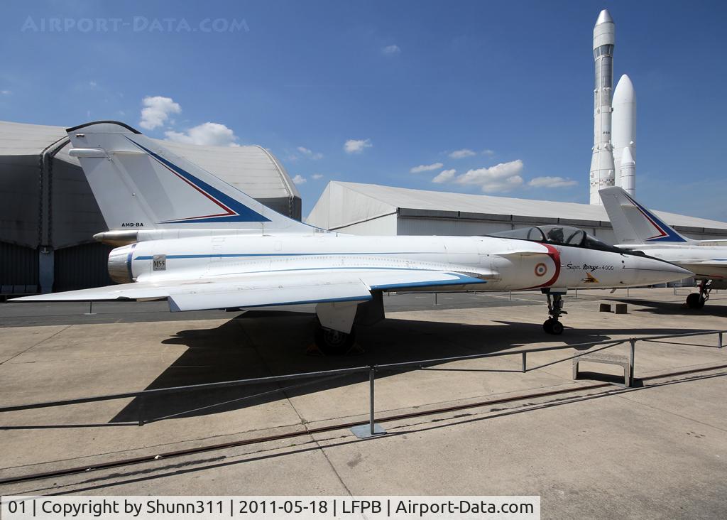 01, 1979 Dassault Mirage 4000 C/N 01, Preserved at Le Bourget Museum...