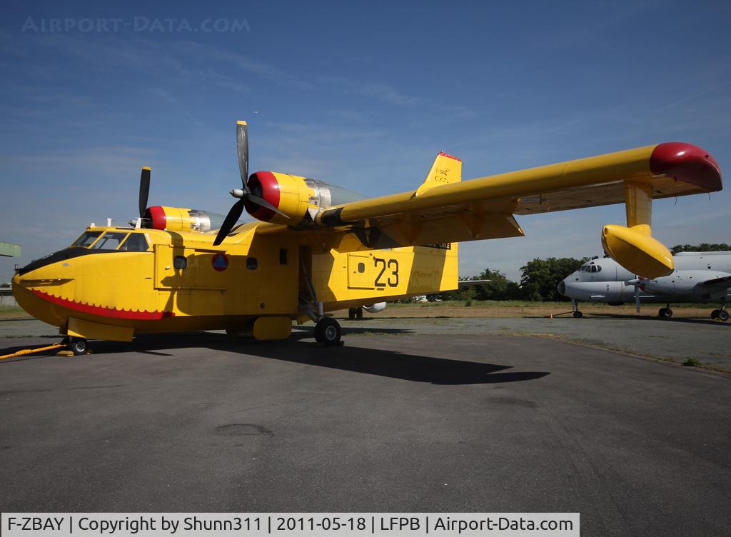 F-ZBAY, Canadair CL-215-I (CL-215-1A10) C/N 1023, Now in full Securite Civile c/s... stored at Dugny...
