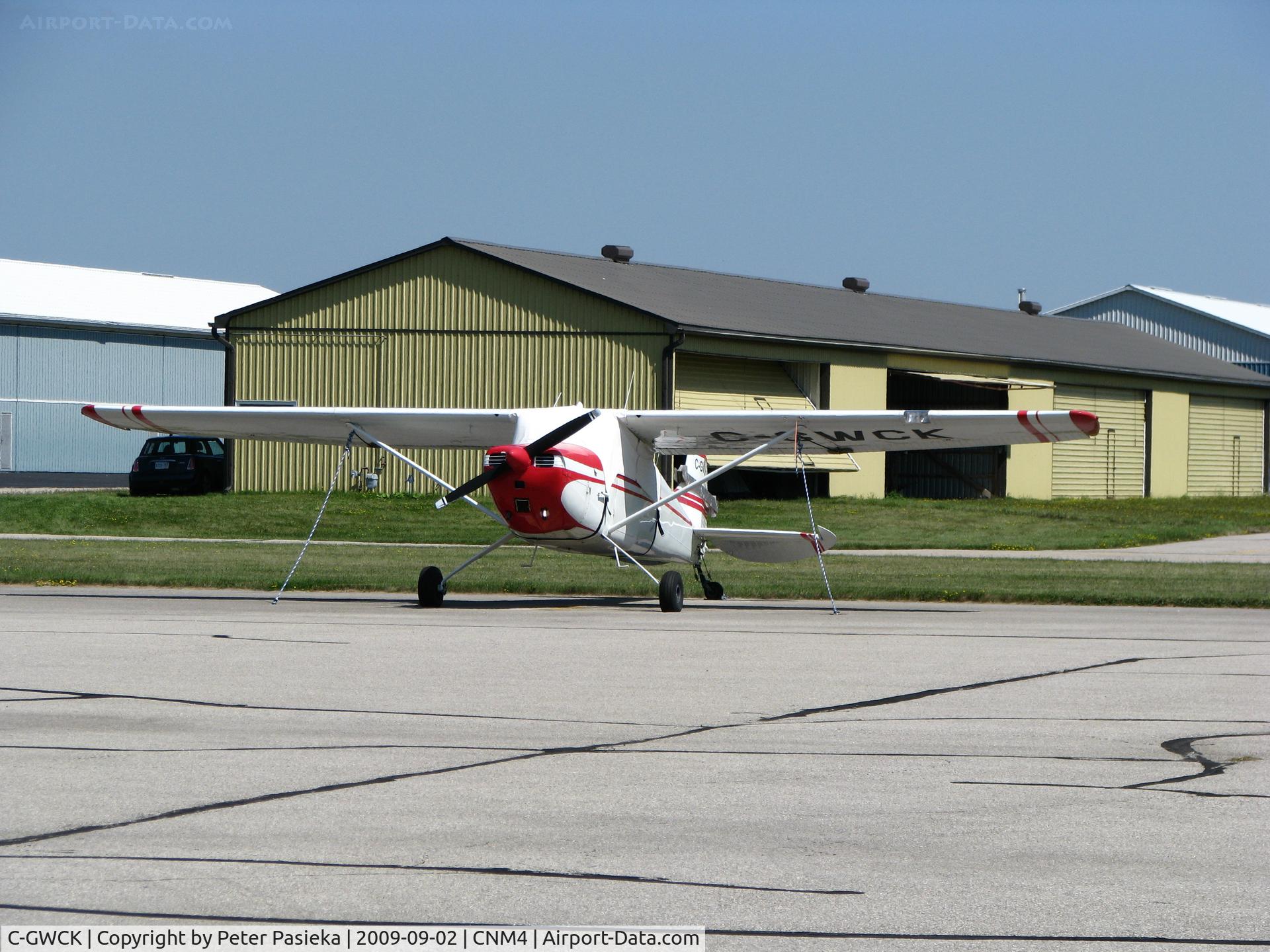 C-GWCK, 1950 Cessna 170A C/N 19606, @ Stratford Airport, Ontario Canada