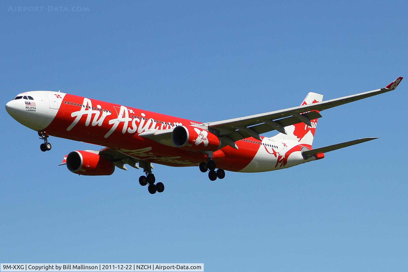 9M-XXG, 2010 Airbus A330-343X C/N 1131, finals to 02