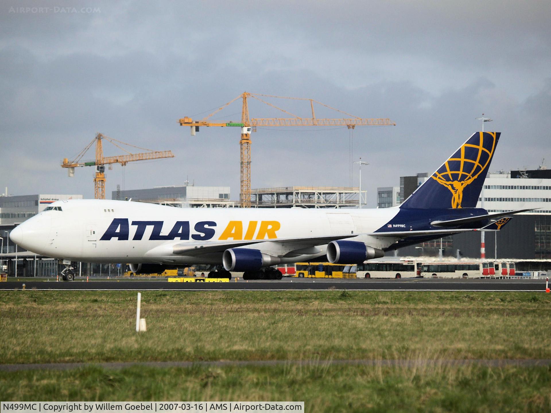 N499MC, 2000 Boeing 747-47UF C/N 29260, Taxi to the Cargo gate