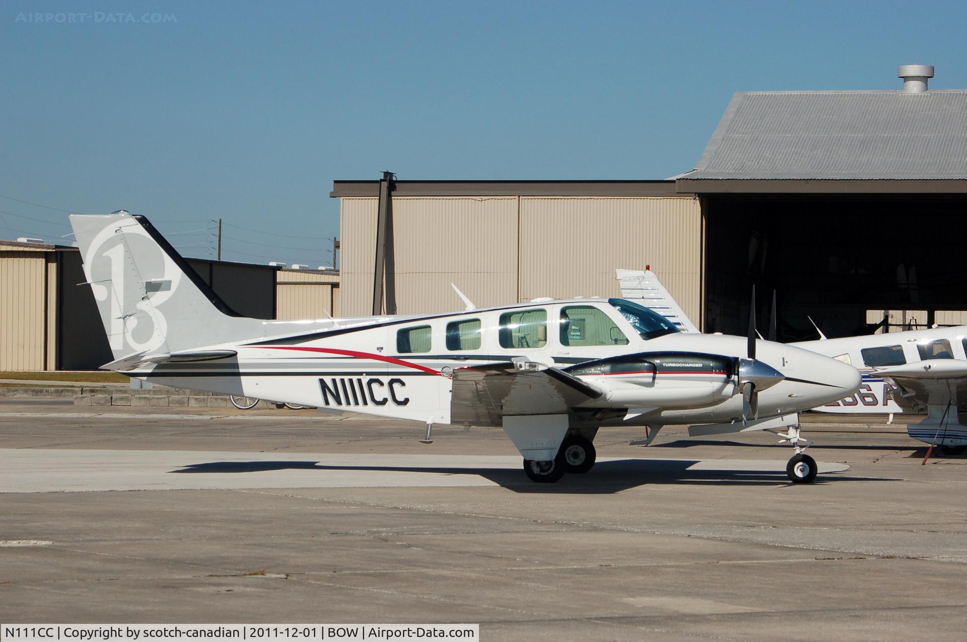 N111CC, 1981 Beech 58TC Baron C/N TK-140, 1981 Beech 58TC N111CC at Bartow Municipal Airport, Bartow, FL