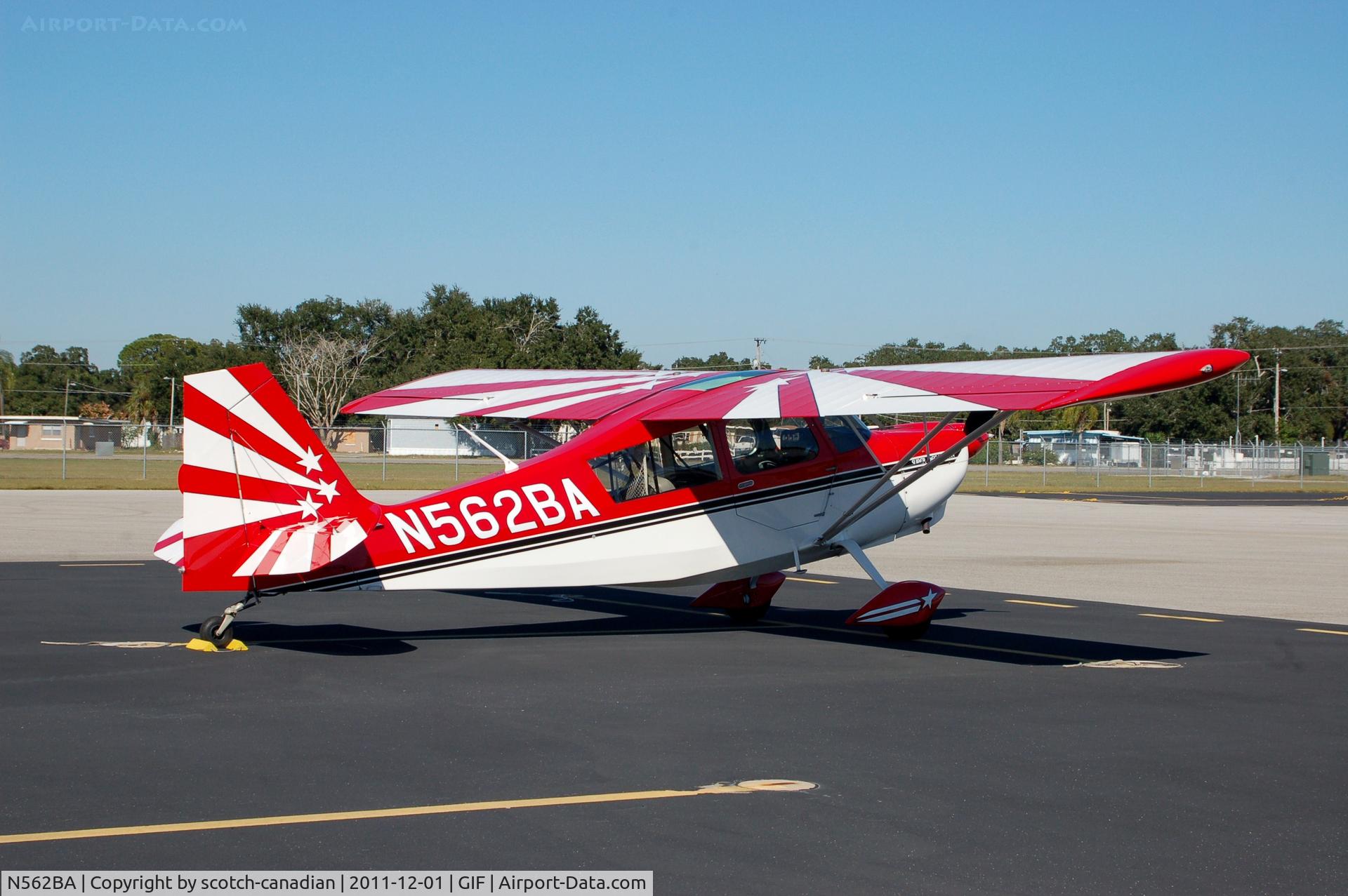 N562BA, 2005 American Champion 8KCAB Super Decathlon C/N 1012-2005, 2005 American Champion Aircraft 8KCAB Super Decathon N562BA at Gilbert Airport, Winter Haven, FL