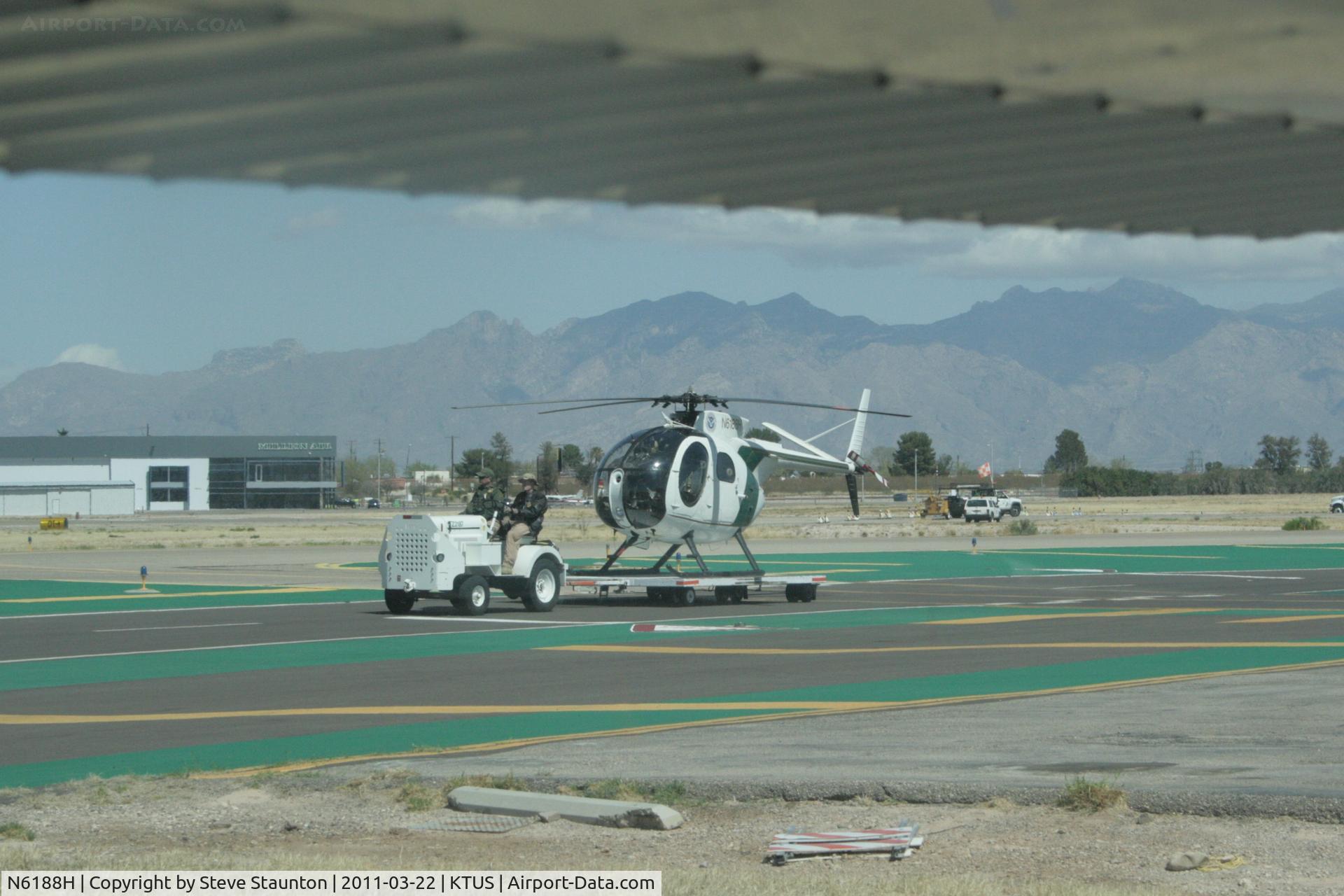 N6188H, Hughes OH-6A C/N 68-17144, Taken at Tucson International Airport, in March 2011 whilst on an Aeroprint Aviation tour