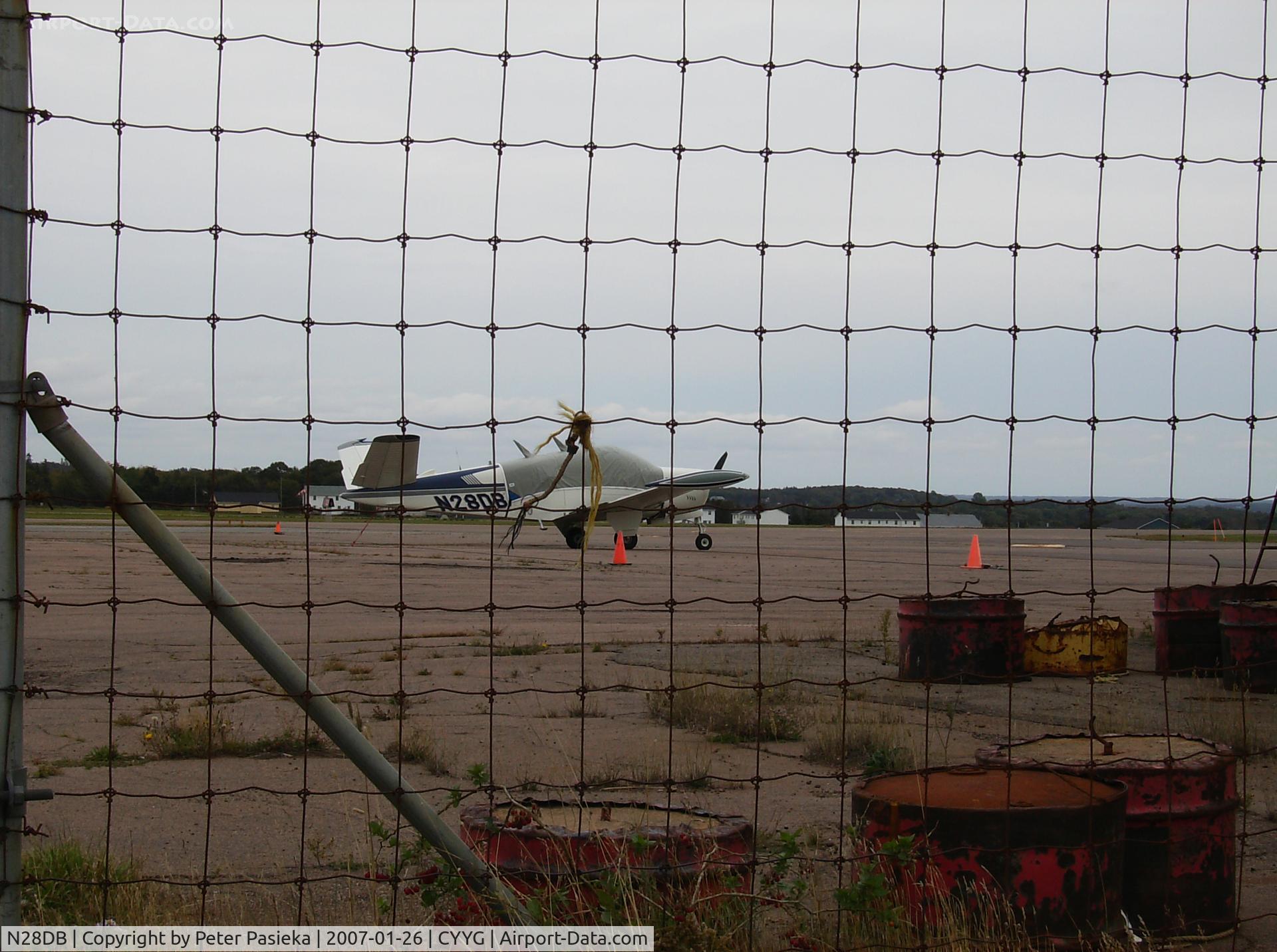 N28DB, 1970 Beech V35B Bonanza C/N D-9139, @ Charlottetown Airport , PEI, Canada