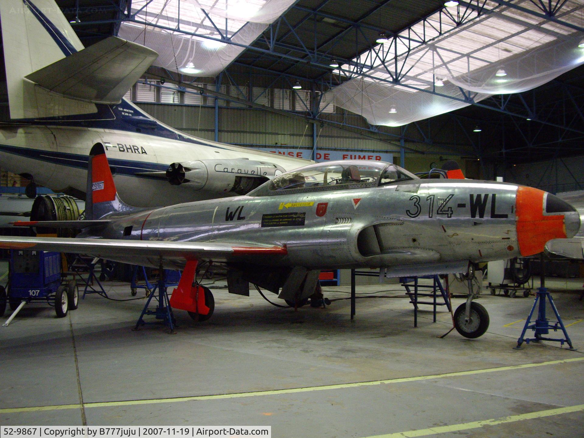 52-9867, 1952 Lockheed T-33A-1-LO Shooting Star C/N 580-8173, use for maintenace training