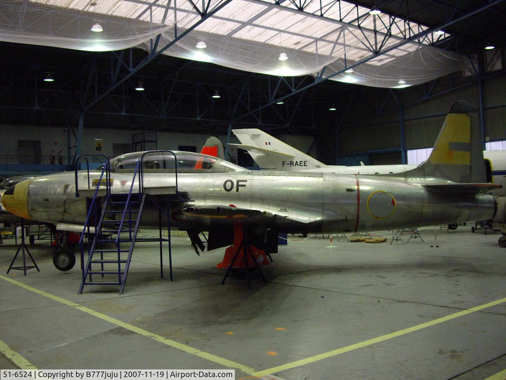 51-6524, 1951 Lockheed T-33A-1-LO Shooting Star C/N 580-5856, use for maintenace training
