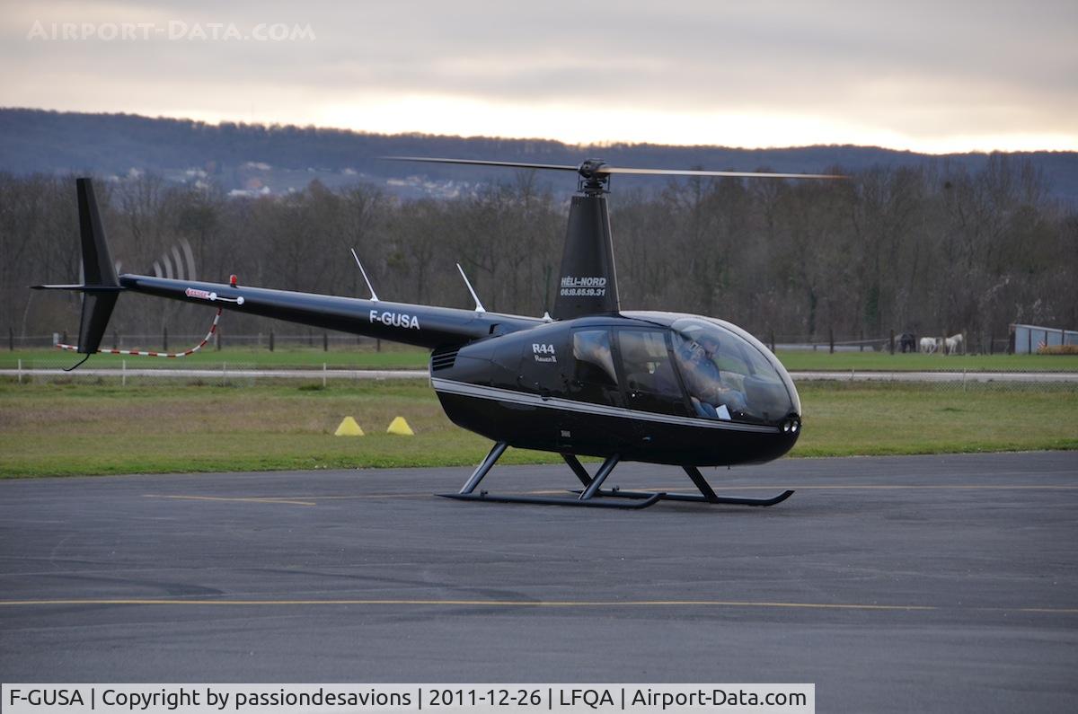F-GUSA, Robinson R44 Raven II C/N 12037, ready to taxi