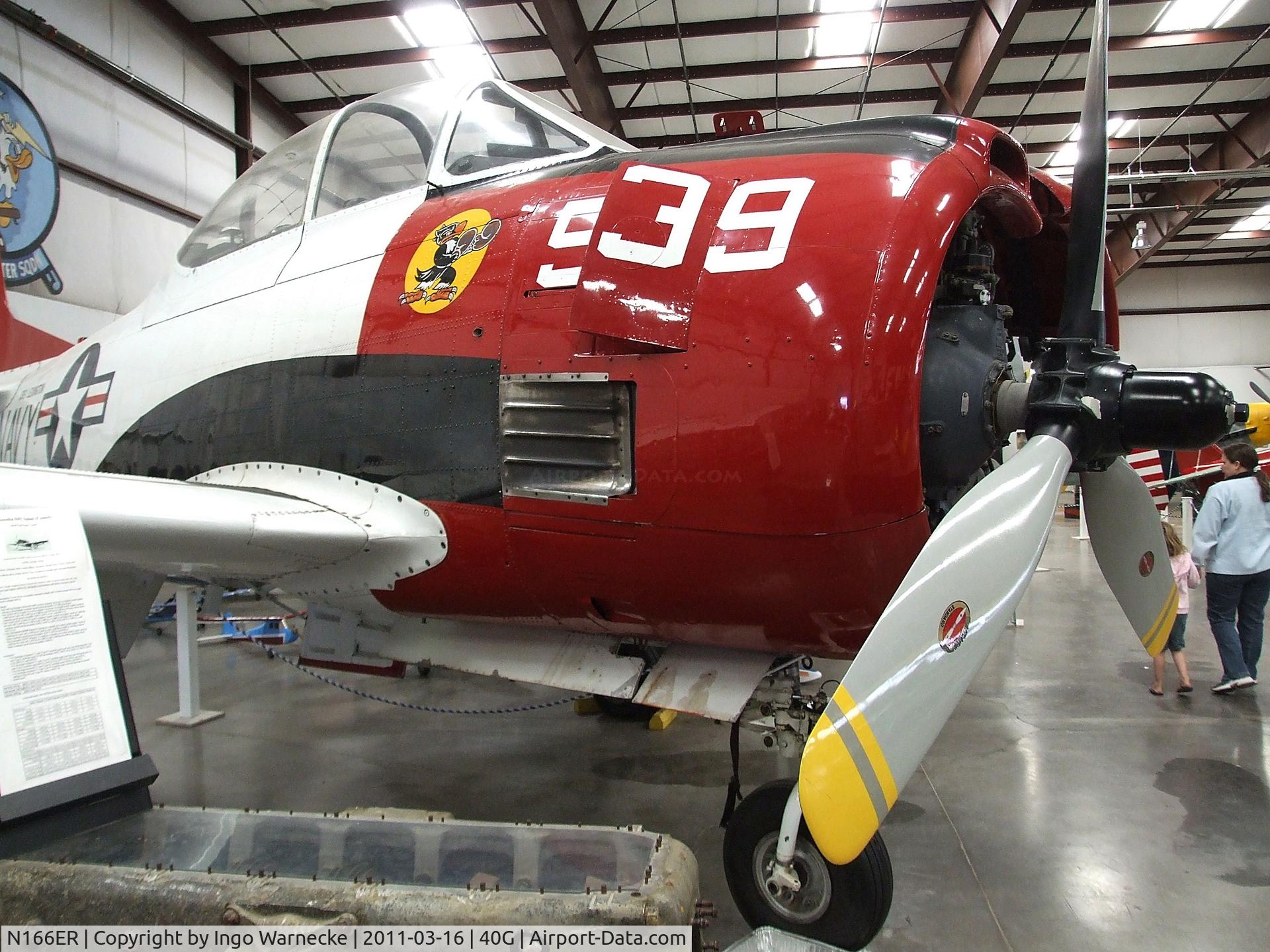 N166ER, 1954 North American T-28C Trojan C/N 226-116 (140539), North American T-28C Trojan at the Planes of Fame Air Museum, Valle AZ