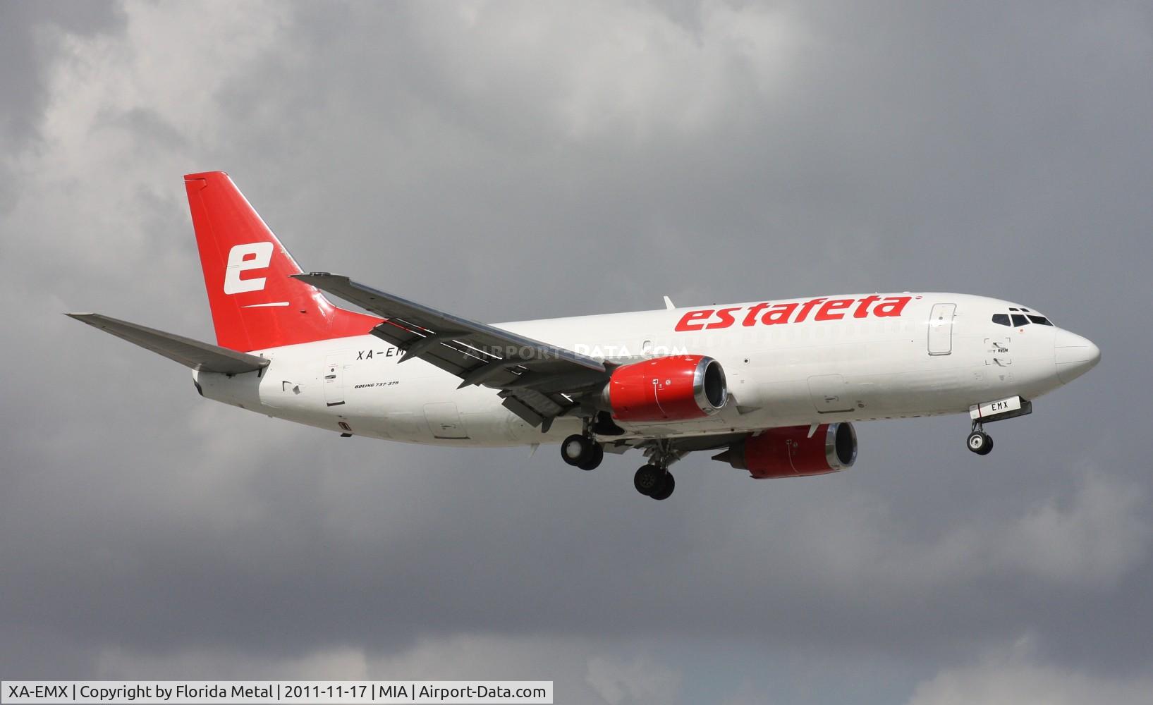 XA-EMX, 1987 Boeing 737-375F C/N 23707, Estafeta Cargo 737-300