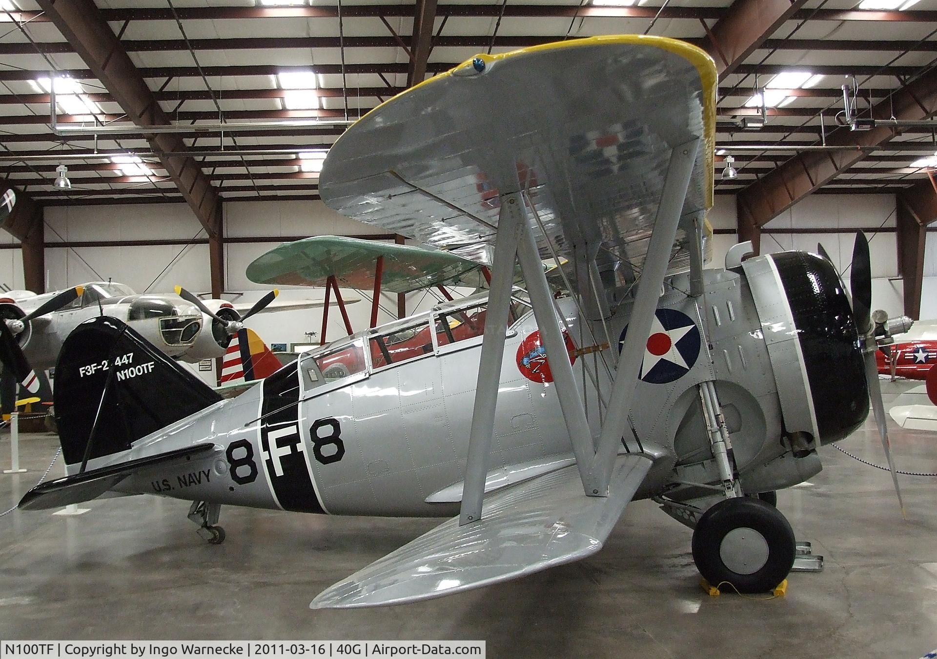 N100TF, Grumman G-32A C/N 447, Grumman G-32A at the Planes of Fame Air Museum, Valle AZ