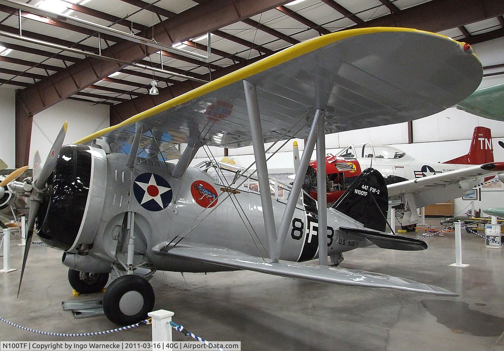 N100TF, Grumman G-32A C/N 447, Grumman G-32A at the Planes of Fame Air Museum, Valle AZ