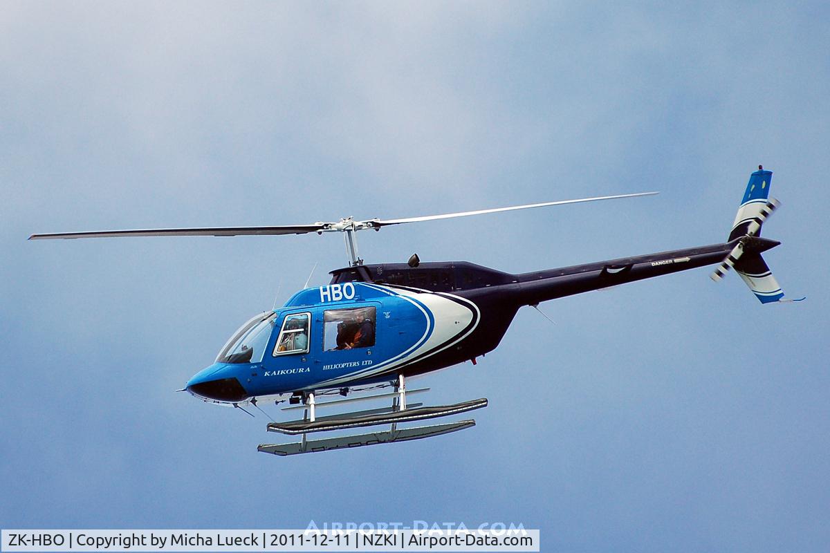 ZK-HBO, Bell 206B C/N 570, Dolphin watch flight at Kaikoura