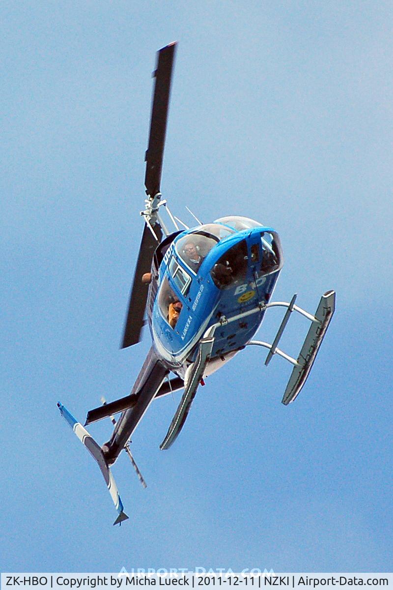 ZK-HBO, Bell 206B C/N 570, Dolphin watch flight at Kaikoura