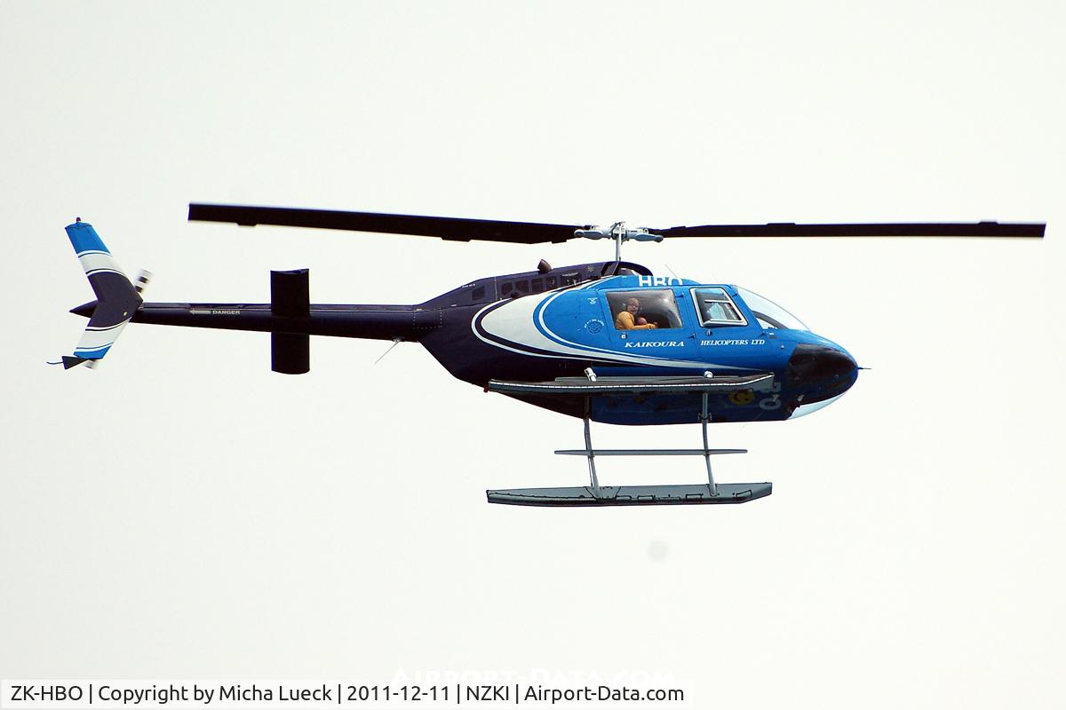 ZK-HBO, Bell 206B C/N 570, Dolphin watch flight at Kaikoura